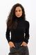 Гольф жіночий в рубчик чорний 3_26_16627/чорний Wear Me №1