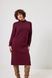 Сукня жіноча вʼязана з розрізами бордова 14_26_16791/бордовий Wear Me №5