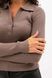 Джемпер поло жіночий коричневий 7_26_16630/коричневий Wear Me №6