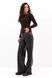 Лонгслів жіночий в рубчик коричневий 7_26_16629/коричневий Wear Me №3