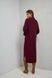 Сукня в'язана з розрізами бордова 14_24_9447/бордо Wear Me №4